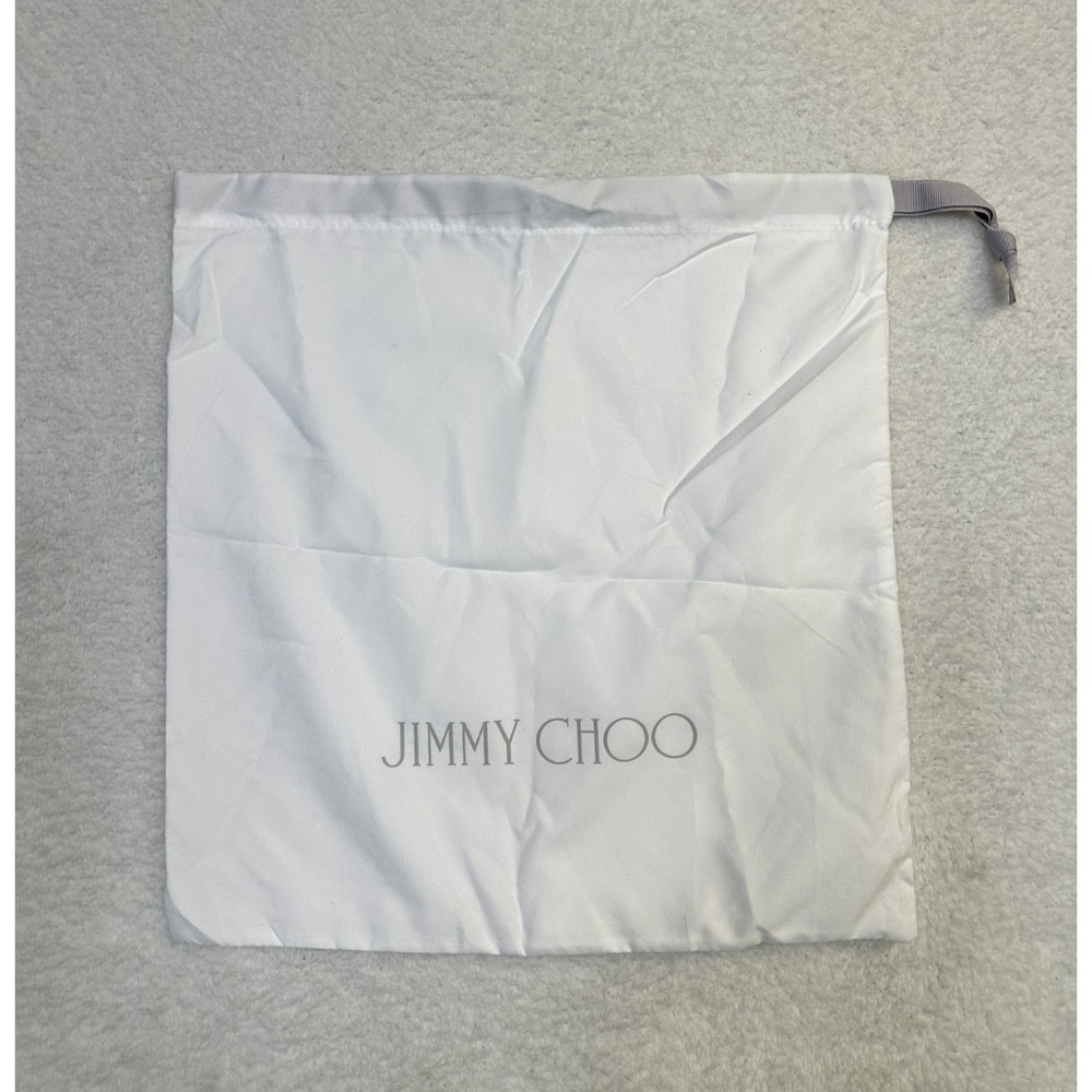 Jimmy Choo White Dust Bag Pouch Made‎ in Italy-used once-13 X 14-